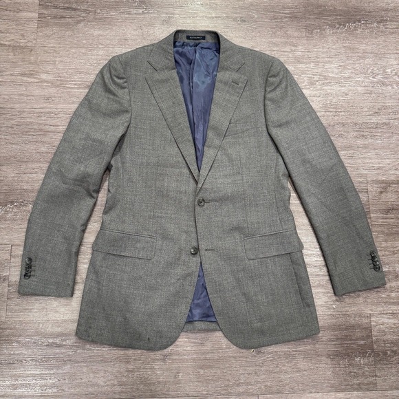 SuitSupply Blazer Mens 42 Gray‎ Wool Jacket Vitale Barberis Canonico Rustic Coat